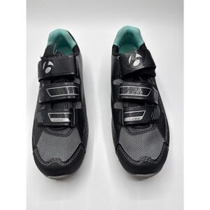 Bontrager Evoke Mountain Bike Shoes Black Teal SPD Cleat Compatible Mens Womens